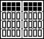 4-Section Square panel style