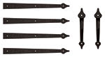 Spear decorative hardware