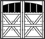 4-Section Arched panel style