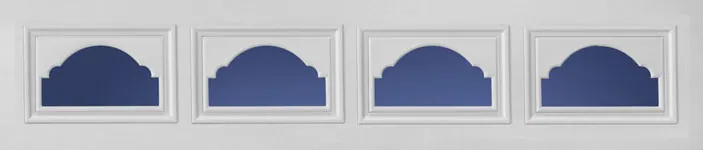 Cathedral Short Panel window insert