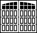 4-Section Arched panel style
