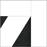 Black / White finish