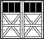 4-Section Square panel style