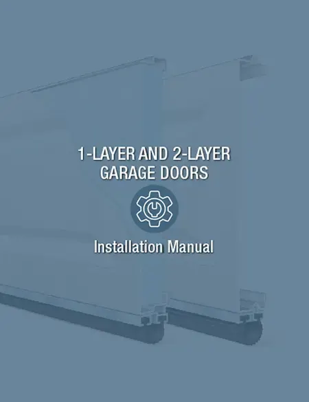 Residential Sectional 1-Layer And 2-Layer Doors