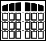 4-Section Arched panel style