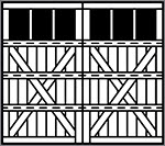 4-Section Square panel style