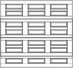 Horizontal Raised panel style