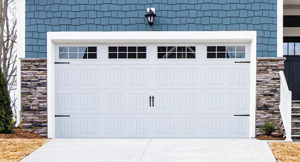 classic steel garage door