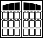 4-Section Arched panel style