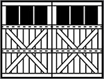 3-Section Square panel style