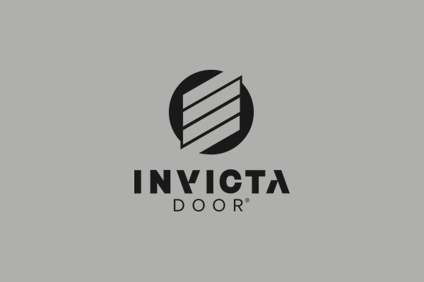Invicta logo viewed through Grey Tinted glass finish