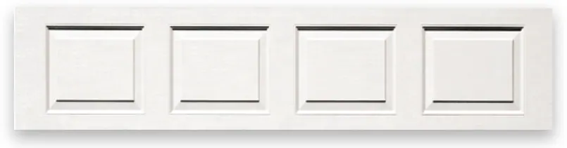 Short Raised Panel (Models 85, 90) panel style