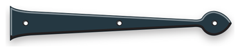 Hammered Iron Hinge decorative hardware