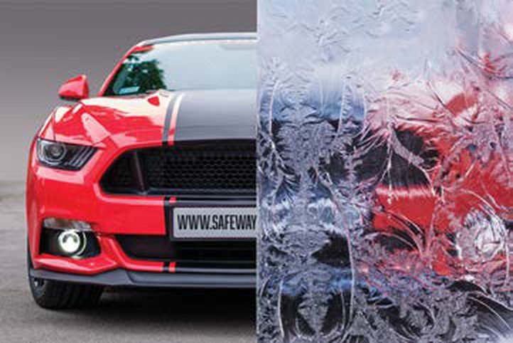 Single Glue Chip glass finish