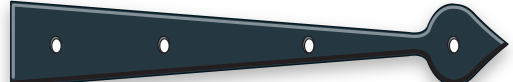Steel Strap Hinge decorative hardware