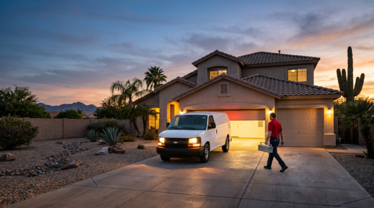 24 7 emergency garage door repair in the east valley when to call and what to expect