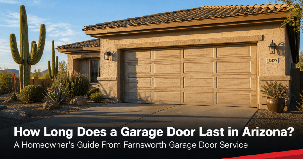 how long does a garage door last in arizona