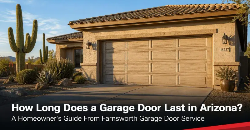 How Long Does a Garage Door Last in Arizona? (And When to Replace vs. Repair)