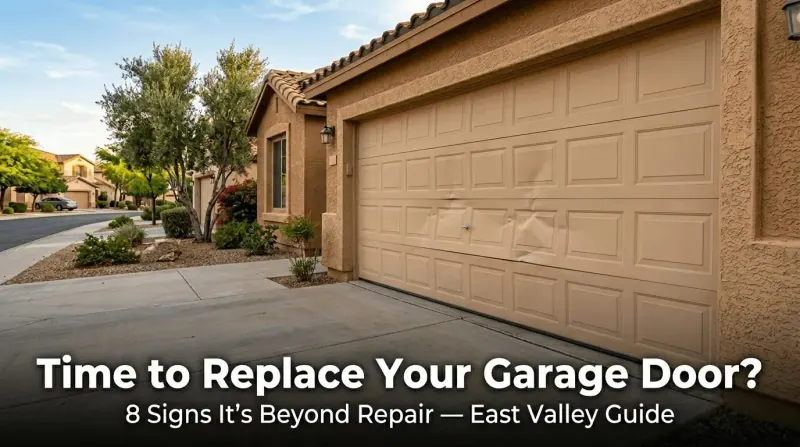 Time to Replace Your Garage Door? 8 Signs It's Beyond Repair