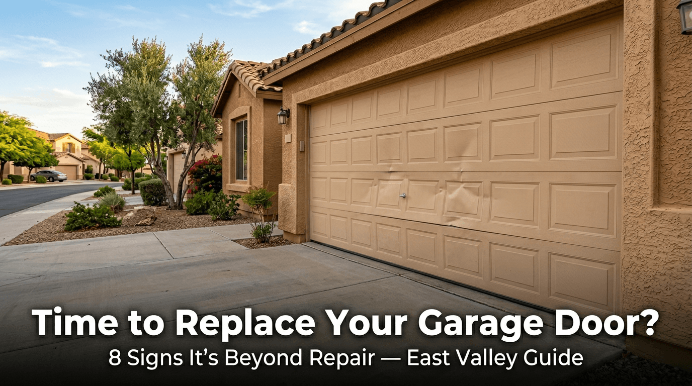 time to replace your garage door 8 signs its beyond repair