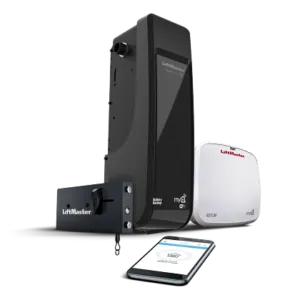 elite series dc battery backup wall mount wi fi garage door opener