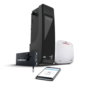 elite series dc battery backup wall mount wi fi garage door opener