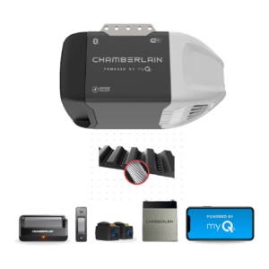 ULTRA-QUIET WI-FI GARAGE DOOR OPENER WITH BATTERY BACKUP