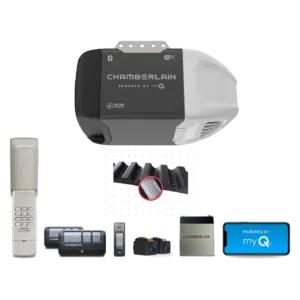 Ultra Quiet WiFi Garage Door Opener with Battery Backup
