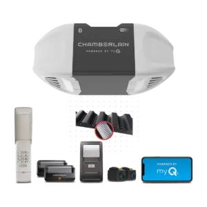 Quiet Wi-Fi Garage Door Opener With Wireless Keypad