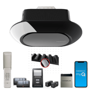 Ultra-Quiet Wi-Fi Battery Backup Garage Door Opener with Wireless Keypad