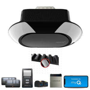 Corner to Corner Lighting LED Wi-Fi Ultra-Quiet Battery Backup Garage Door Opener