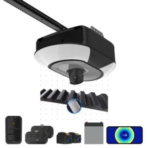 1-1/4 HP Belt Drive Opener with Battery Backup, Built-In Camera, and myQ Connectivity