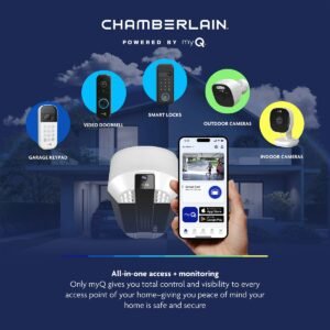 3/4 HP Chain Drive Opener with Battery Backup and myQ Connectivity