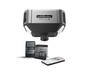 Secure View Ultra-Quiet, Belt Drive, Smart Opener with Camera, Dual LED Lighting and Battery Backup.