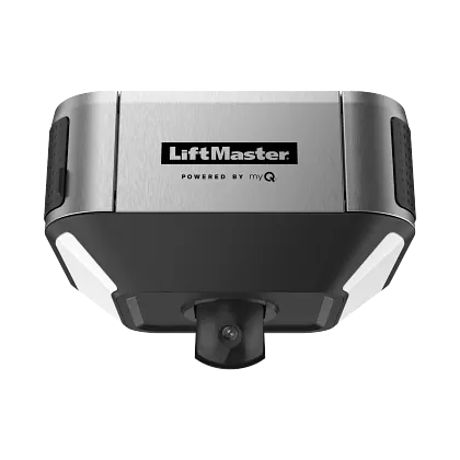 secure view ultra quiet belt drive smart opener with camera and dual led lighting