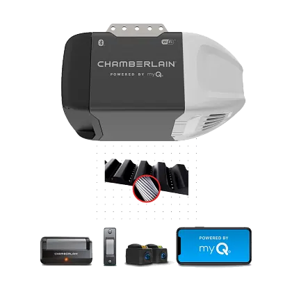 quiet wi fi garage door opener