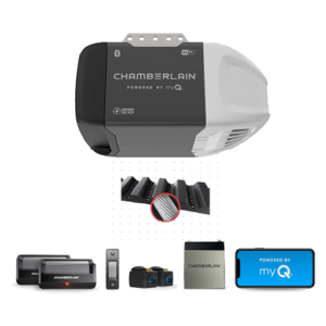 ultra quiet wi fi garage door opener with battery backup