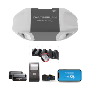 quiet wi fi belt drive garage door opener