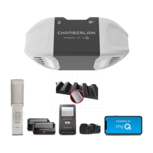 quiet wi fi garage door opener with wireless keypad