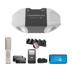 quiet wi fi garage door opener with wireless keypad