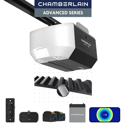 1/2 hp belt drive opener with battery backup and myq connectivity