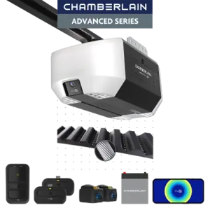 3/4 hp belt drive opener with battery backup and myq connectivity