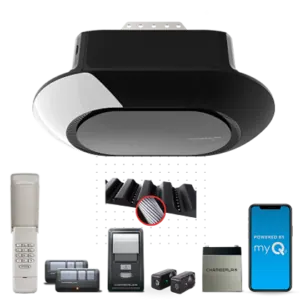 ultra quiet wi fi battery backup garage door opener with wireless keypad
