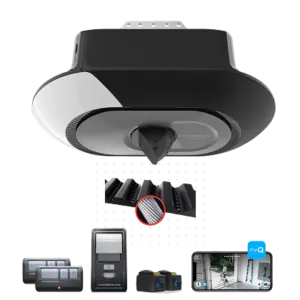 secure view camera ultra quiet wi fi garage door opener