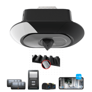 secure view camera ultra quiet wi fi garage door opener