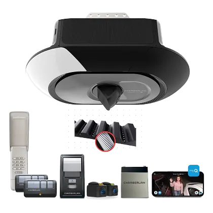 secure view camera wi fi battery backup garage door opener