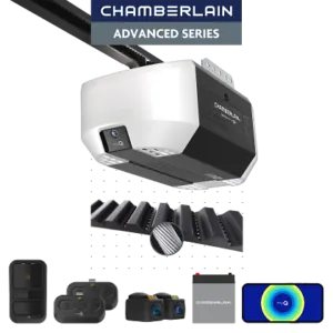 1 hp belt drive opener with battery backup and myq connectivity