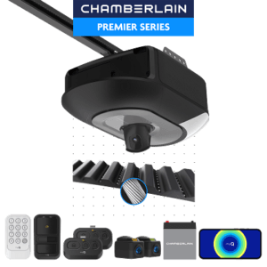1 1/4 hp belt drive opener with battery backup, built in camera, and myq connectivity