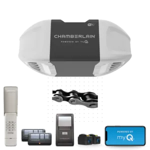quiet wi fi garage door opener with wireless keypad