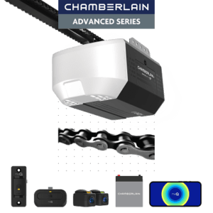 1/2 hp chain drive opener with battery backup and myq connectivity